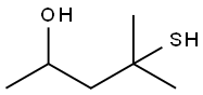 4-mercapto-4-methyl-2-pentanol Struktur