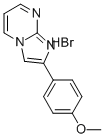 2-(4-METHOXY-PHENYL)-IMIDAZO[1,2-A]PYRIMIDINE MONOHYDROBROMINE Struktur