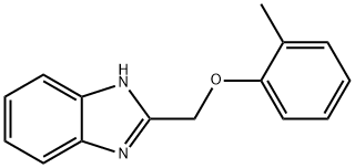 2-[(2-METHYLPHENOXY)METHYL]-1H-BENZIMIDAZOLE Struktur