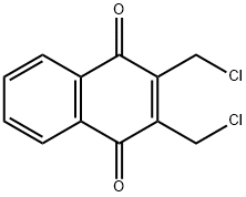 2,3-DI(CHLOROMETHYL)-1,4-DIHYDRONAPHTHALENE-1,4-DIONE Struktur