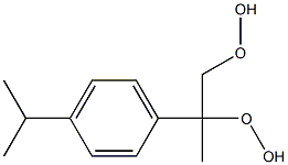 1,4-bis(2-hydroperoxypropan-2-yl)benzene Struktur