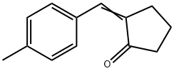 (E)-2-(4-Methylbenzylidene)cyclopentanone Struktur