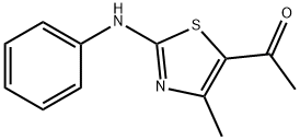 1-(4-METHYL-2-PHENYLAMINO-THIAZOL-5-YL)-ETHANONE Struktur