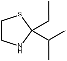 Thiazolidine, 2-ethyl-2-isopropyl- (8CI) Struktur