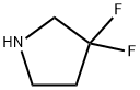 3,3-Difluoropyrrolidine Struktur