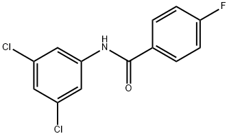 N-(3,5-dichlorophenyl)-4-fluorobenzamide Struktur