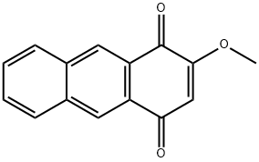 2-Methoxy-1,4-anthracenedione Struktur