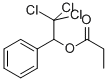 alpha-(trichloromethyl)benzyl propionate Struktur