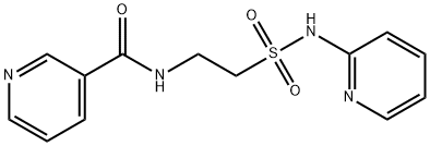 2-(nicotinoylaminoethanesulfonylamino)pyridine Struktur