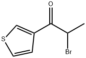 1-Propanone, 2-bromo-1-(3-thienyl)- (8CI,9CI) Struktur