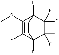 1,2,4,5,5,6,6-Heptafluoro-3-methoxybicyclo[2.2.2]oct-2-ene Struktur