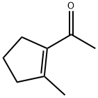 1-(2-methyl-1-cyclopentenyl)ethanone Struktur