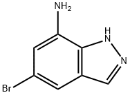 1H-Indazol-7-amine, 5-bromo- Struktur