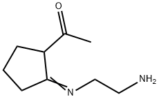 Ethanone, 1-[2-[(2-aminoethyl)imino]cyclopentyl]- (9CI) Struktur