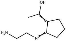 Ethanol, 1-[2-[(2-aminoethyl)imino]cyclopentylidene]- (9CI) Struktur