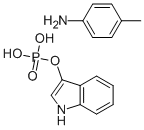 3-INDOXYL PHOSPHATE, P-TOLUIDINE SALT Struktur