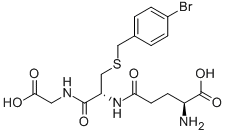 S-(4-bromobenzyl)glutathione Struktur