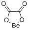 Beryllium oxalate Struktur