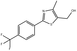 (4-METHYL-2-[4-(TRIFLUOROMETHYL)PHENYL]-1,3-THIAZOL-5-YL)METHANOL