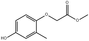 Acetic acid, 2-(4-hydroxy-2-methylphenoxy)-, methyl ester Struktur