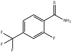 2-Fluoro-4-(trifluoromethyl)thiobenzamide Struktur