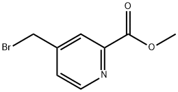 METHYL-4-BROMOMETHYLPYRIDINE-2-CARBOXYLATE Struktur