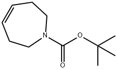 (Z)-tert-Butyl 2,3,6,7-tetrahydroazepine-1-carboxylate Struktur