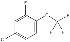 1-CHLORO-3-FLUORO-4-(TRIFLUOROMETHOXY)BENZENE Struktur