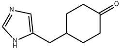 Cyclohexanone,  4-(1H-imidazol-5-ylmethyl)- Struktur