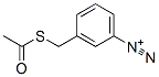 3-(acetylsulfanylmethyl)benzenediazonium Struktur