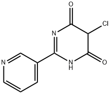 5-Chloro-2-(3-pyridinyl)-4,6(1h,5h)-pyriMidinedione Struktur