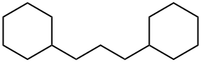 1,3-Dicyclohexylpropane. Struktur