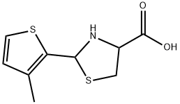 2-(3-METHYL-THIOPHEN-2-YL)-THIAZOLIDINE-4-CARBOXYLIC ACID Struktur