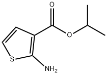 isopropyl 2-aminothiophene-3-carboxylate(SALTDATA: FREE) Struktur