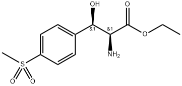 3-(4-(METHYLSULFONYL)PHENYL)SERINE ETHYL ESTER Structure