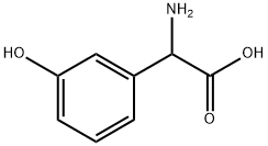 (RS)-3-HYDROXYPHENYLGLYCINE Struktur