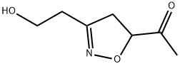 Ethanone, 1-[4,5-dihydro-3-(2-hydroxyethyl)-5-isoxazolyl]- (9CI) Struktur