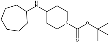 1-BOC-4-CYCLOHEPTYLAMINO-PIPERIDINE Struktur