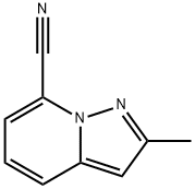 Pyrazolo[1,5-a]pyridine-7-carbonitrile,  2-methyl- Struktur