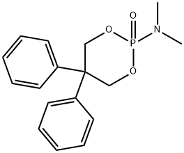 N,N-Dimethyl-5,5-diphenyl-1,3,2-dioxaphosphorinan-2-amine2-oxide Struktur