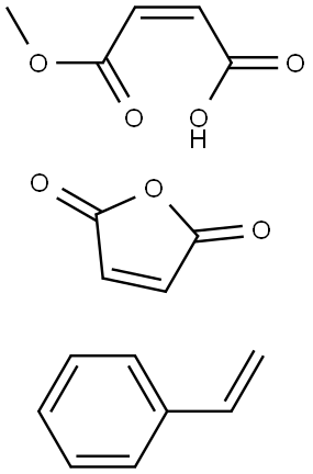 STYRENE MALEIC ANHYDRIDE COPOLYMER Structure