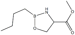 (S)-2-Butyltetrahydro-1,3,2-oxazaborole-4-carboxylic acid methyl ester Struktur