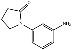 1-(3-氨基苯)吡咯烷-2-酮 結(jié)構(gòu)式