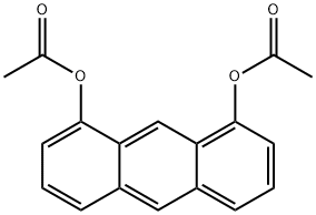 1,8-Diacetoxyanthracene Struktur