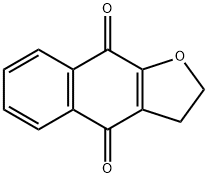 2,3-Dihydronaphtho[2,3-b]furan-4,9-dione Struktur