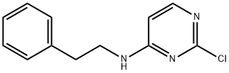 2-chloro-N-(2-phenylethyl)pyrimidin-4-amine Struktur