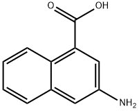 3-Amino-1-naphthoic acid Struktur