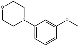 4-(3-Methoxyphenyl)morpholine Struktur