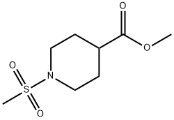 Methyl 1-(methylsulphonyl)piperidine-4-carboxylate Struktur