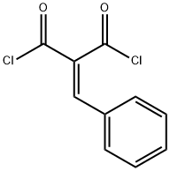 (2-Benzylidene-1,3-dioxo-1,3-propanediyl) dichloride Struktur